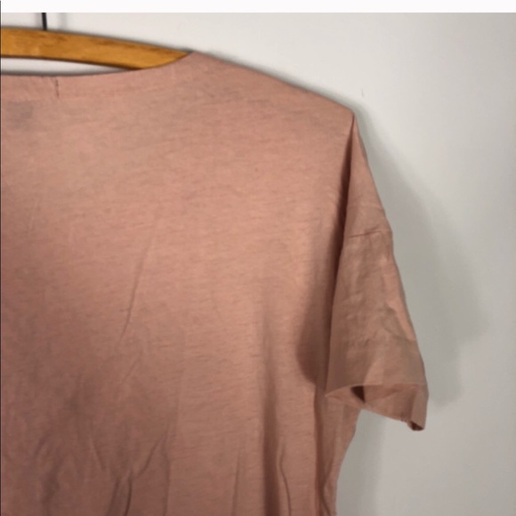 J. Crew Herringbone Embroidered Tee Neon *157 - Picture 7 of 7